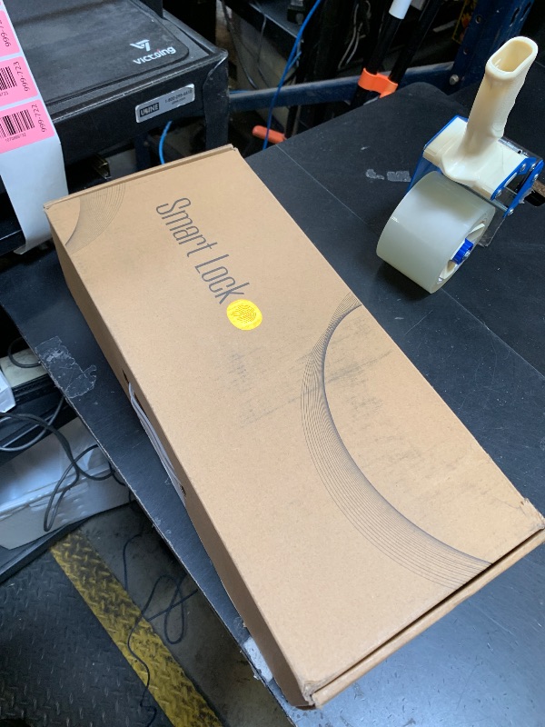 Photo 1 of Sliding Glass Door Lock 2085 Ultra-Slim eLinkSmart Waterproof Keyless Mortise Smart Lock with Hook for Door Thickness 22~110mm (0.87"-4.33"), Aluminum Keypad Fingerprint Patio Door Tuya App