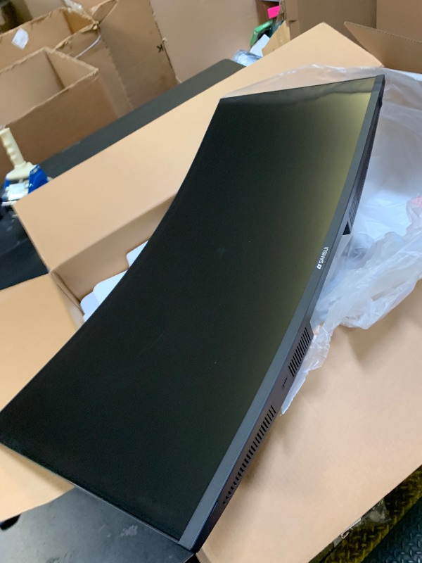 Photo 1 of SANSUI 34 Inch 240Hz Ultrawide Curved Gaming Monitor UWQHD 3440×1440, 21:9 2K Curved Monitor 1500R,HDR400,Fast VA, PIP/PBP,AI Crosshair,AIPQ(Visual Enhance),MPRT 1ms,HDMI2.1 * 2,DP1.4 * 2