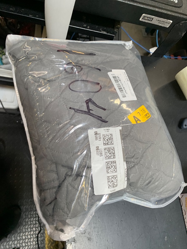 Photo 1 of TAOCOCO 100% Waterproof Recliner Cover - Recliner Cover with Non-Slip Granule, Recliner Chair Covers with Elastic Band, Recliner Chair Covers for Reclining Chair(Dark Grey, Large-28'')