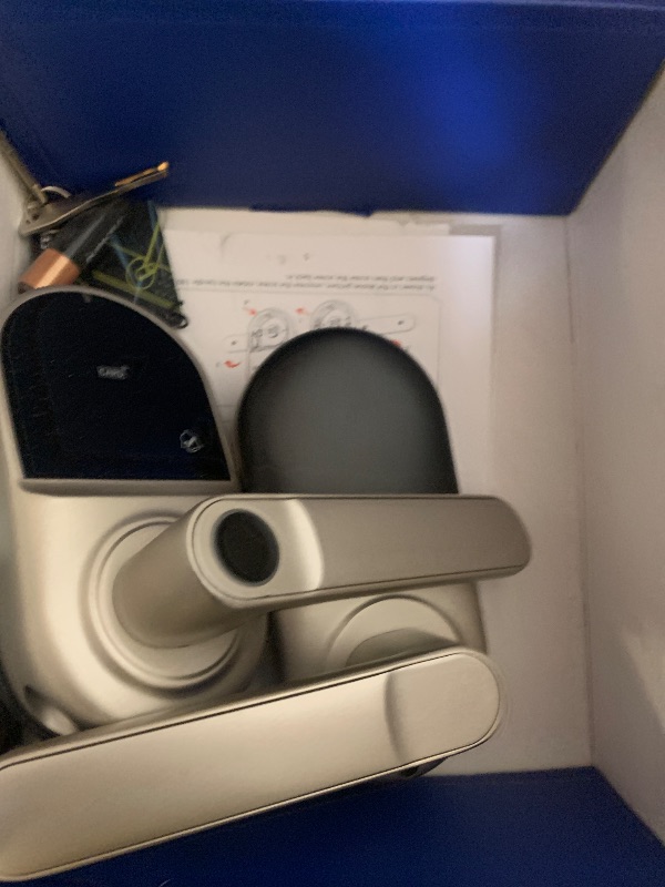 Photo 1 of Leydebong Smart Door Handle Lock with Keypad, Fingerprint Smart Knob - Electronic Lock with Code, IC Card, App Control for Front, Interior, Exterior & Bedroom Door - DIY Installation