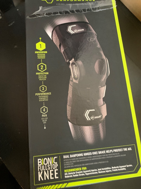Photo 1 of DONJOY PERFORMANCE - BIONIC FULLSTOP Knee Brace- Black- S