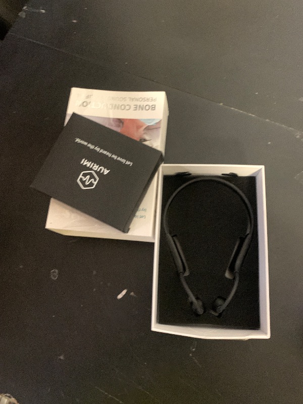 Photo 1 of Bone Conduction Personal Sound Amplifier - Open-Ear Design for Comfortable Daily Use, Ultra Lightweight 25g, Up to 10-Hour Battery, IPX5 Water Resistant, No Bluetooth