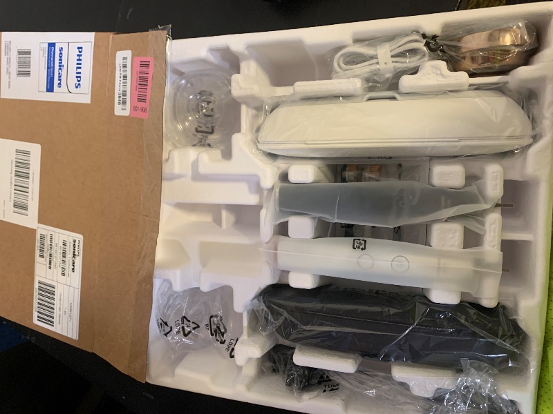 Photo 1 of Philips Sonicare DiamondClean Connected Electric Toothbrush 2 Pack, x2 Sonic Toothbrushes, x2 Charging Travel Cases, x2 A3 Brush Heads, 12 Brushing Settings, (Black and Rose Gold) Model HX9912/71