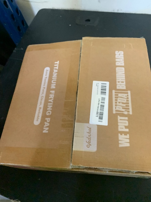 Photo 1 of VEDNHOL Titanium Pan, 12 Inch Pure Titanium Hammered Pro frying pan with Lid, Non-Toxic Skillet for Cooking, PFAS/PFOA/PTFE Free Cookware, Dishwasher&Oven Safe, Kitchen Induction Compatible