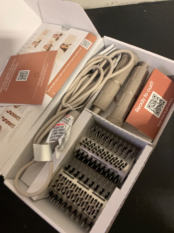 Photo 1 of Shark FlexStyle Air Styling & Drying System, Powerful Hair Dryer Brush & Multi-Styler with Auto-Wrap Curlers, Paddle Brush, Oval Brush, Concentrator Attachment, Stone, HD430