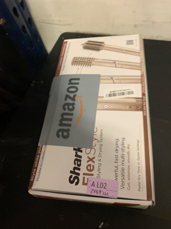 Photo 1 of Shark FlexStyle Air Styling & Drying System, Powerful Hair Dryer Brush & Multi-Styler with Auto-Wrap Curlers, Paddle Brush, Oval Brush, Concentrator Attachment, Stone, HD430