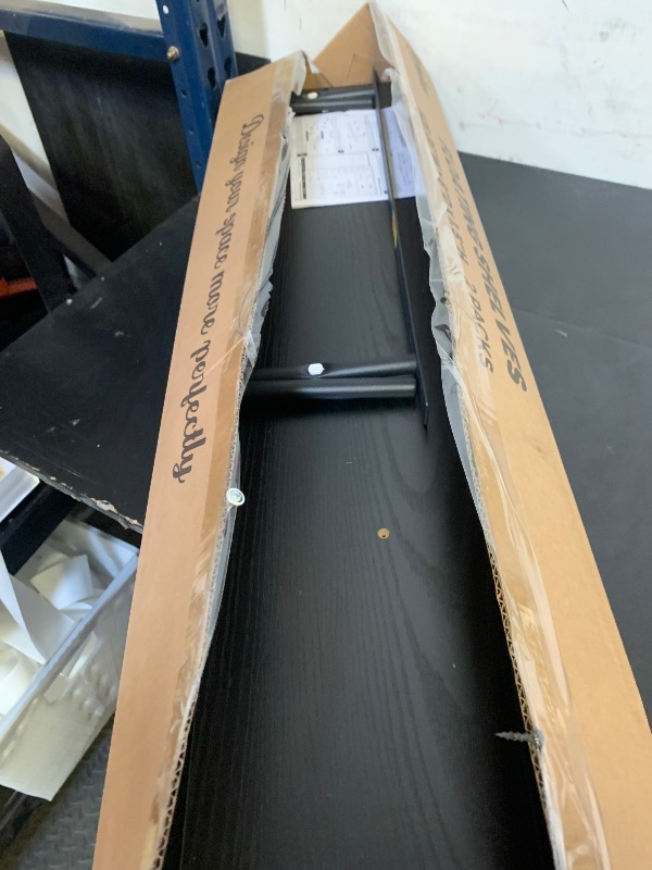 Photo 1 of Heimlove 36 Inch Floating Shelves for Wall 8 Inch Deep Black Shelves Set of 2,Wall Mounted Rustic Wood Long Floating Shelf with Invisible Brackets for Bedroom Kitchen Living Room