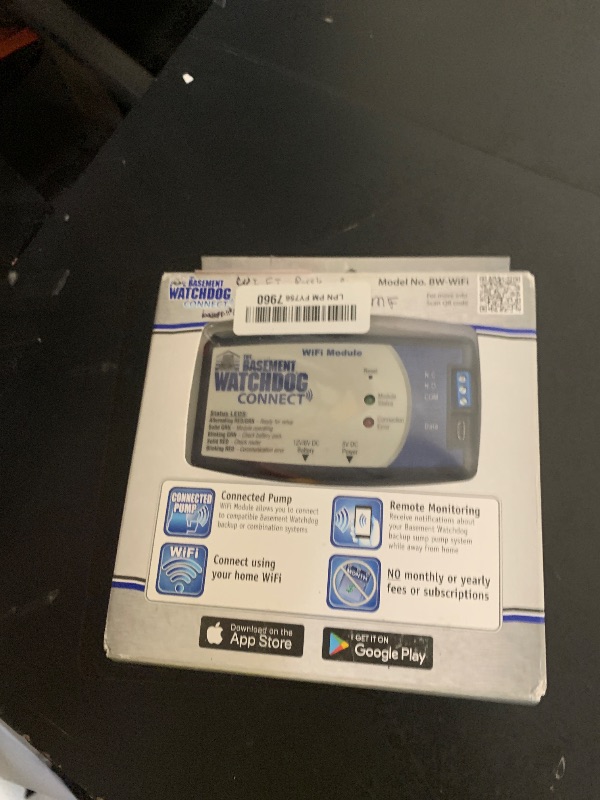 Photo 1 of THE BASEMENT WATCHDOG Sump Pump Wifi Module Model BW-WIFI