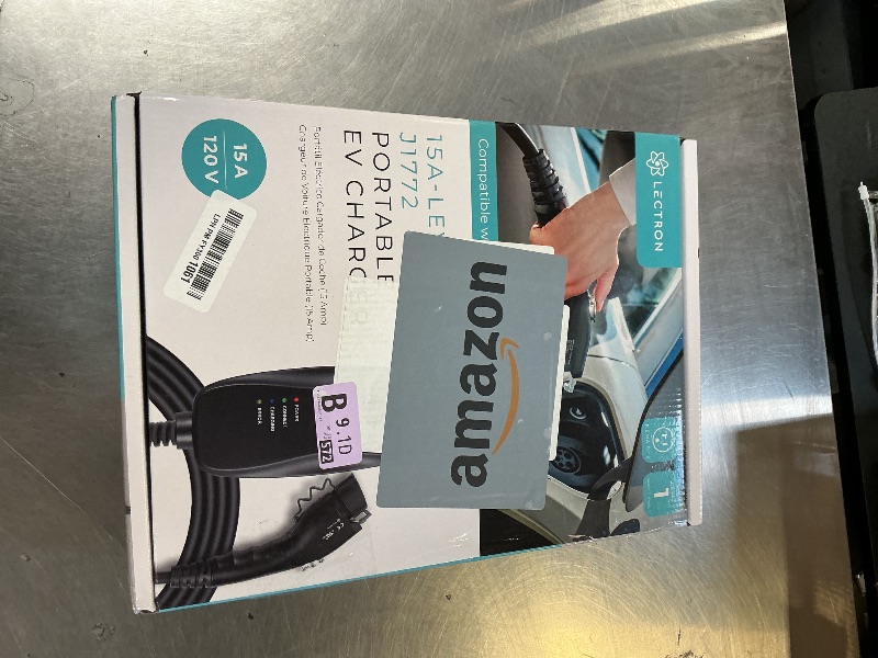 View 2 of Lectron Level 1 EV Charger - ETL Certified, 120V, 15 Amp, 16 ft Extension Cord & J1772 Cable - Portable Electric Car Charger for J1772 EVs and Plug-in Hybrid Vehicles