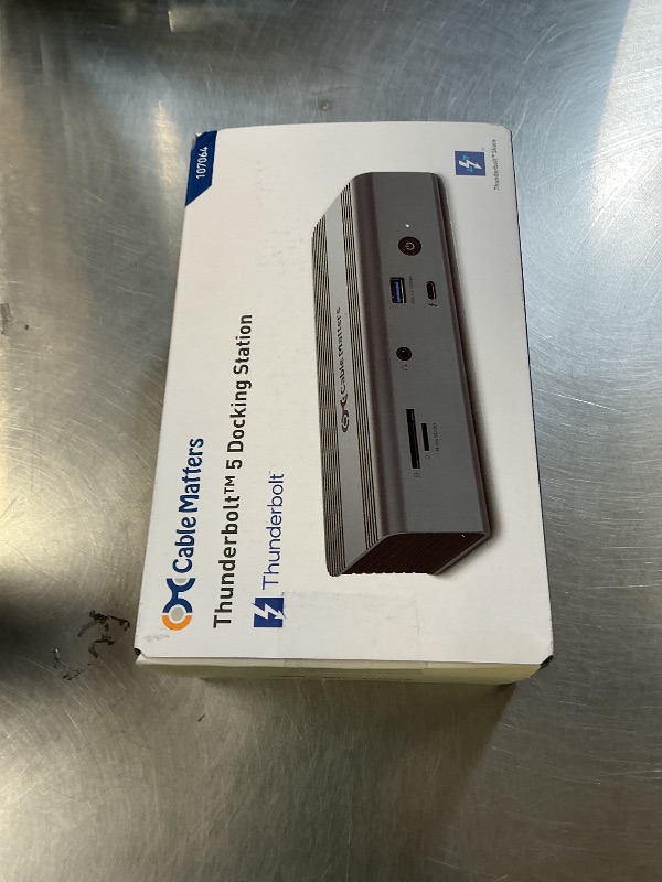 Photo 1 of [Intel Certified] Cable Matters 11-in-1 Thunderbolt 5 Dock with Thunderbolt Share, 3X Thunderbolt5 Ports, 2.5GbE, 3X USB 3.2 Ports, up to Triple 4K@144Hz on Windows 11, Dual 6K@60Hz on macOS, 140W PD