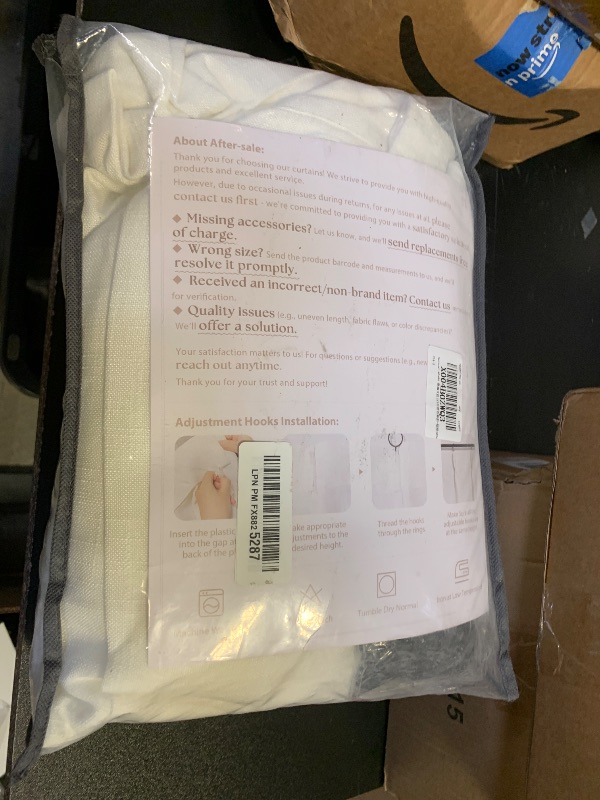 Photo 1 of Natural Pinch Pleated Linen Curtains 84 Inch Length 2 Panels for Living Room Bedroom Textured Cream Ivory Birch Semi Sheer Boho Neutral Back Tab Pinch Pleat Hooks Rings Window Curtain 84 Inches Long