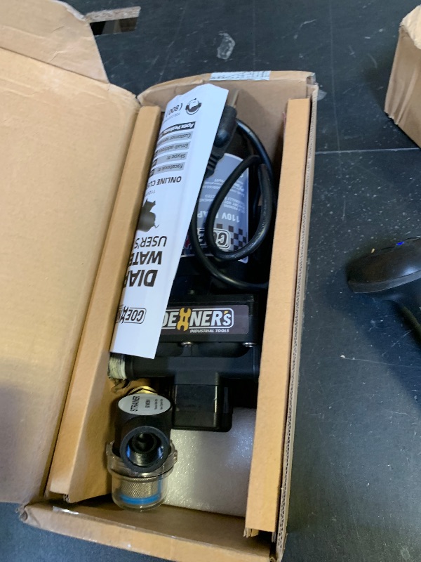 Photo 1 of [Upgraded Version] 110V AC Fresh Water Pump, 6GPM 70 PSI Self-Priming Diaphragm Water Pump with Power Plug, Pressure Switch, Brass Connector and Strainer, for Kitchen Bathroom Garden Hose