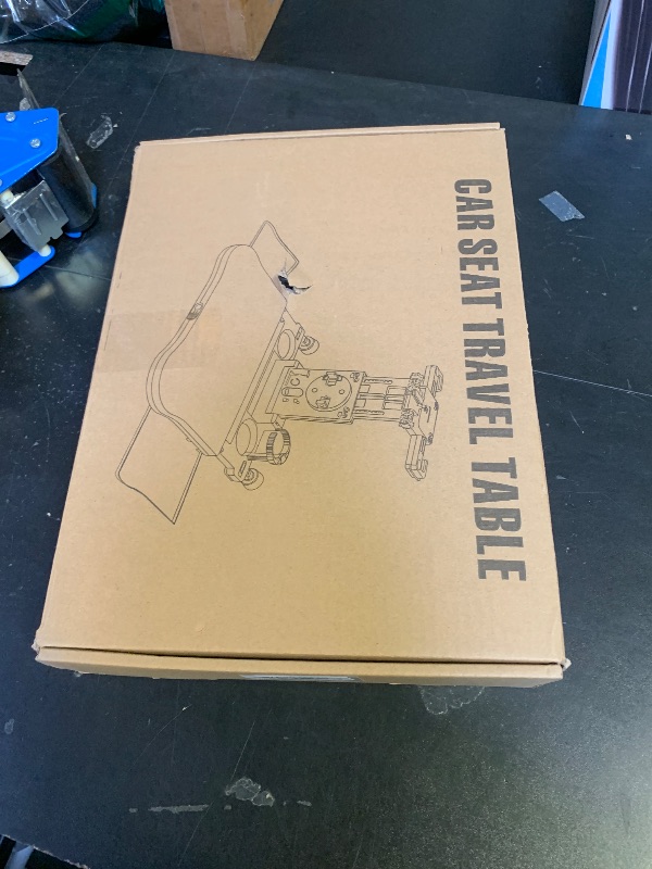 Photo 1 of [Upgraded] Car Seat Table with Expandable Tray - Car Desk for Laptop Car Backseat Mount, Car Trays for Eating with Non-Slip Pad/Phone&Tablet Holde, Car Accessories for Writing/Laptop/Dining/Work