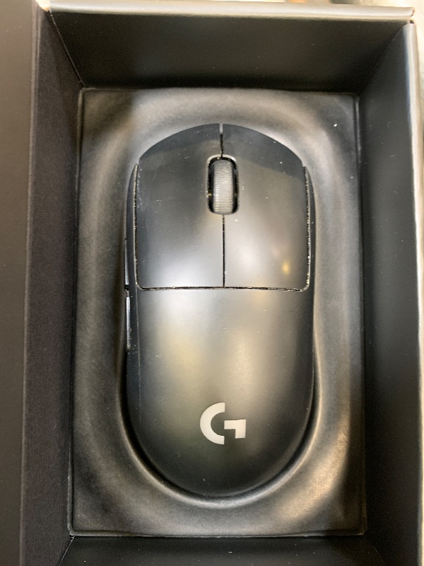 Photo 1 of Logitech G PRO 2 Lightspeed Wireless Gaming Mouse, Right- or Left-Handed Mouse with up to 4 Customizable and Switchable Magnetic Side Buttons, 44K DPI Sensor, USB-C Charging, for PC/Mac - Black