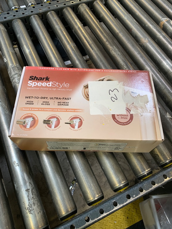 Photo 1 of Shark Hair Dryer | SpeedStyle | No Heat Damage Hair Styling Tool | 3 Styling Tools Included | Portable & Powerful Blow Dryer | Best for Straight & Wavy Hair | Silk | HD331