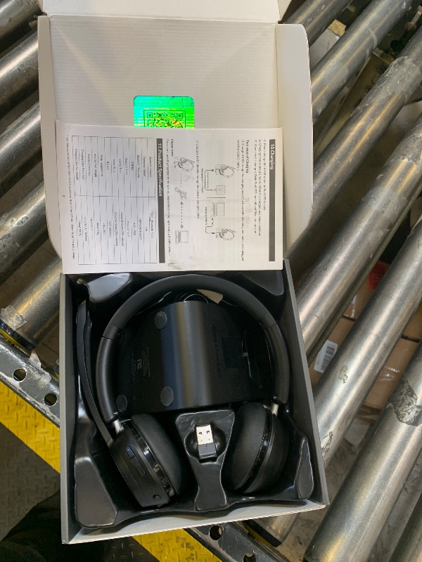 Photo 1 of (Upgraded Version) Wireless Headset, Bluetooth Headset with Noise Cancelling Microphone, Best Headphones with Mic Mute & USB Dongle for PC/Computer/Laptop/Cell Phones/Remote Work/Call Center