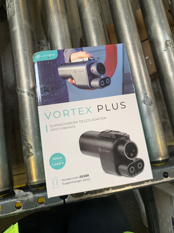 Photo 1 of Lectron NACS to CCS Electric Vehicle Adapter with Interlock - (500A/1,000V) - Compatible with Tesla Superchargers - CCS1 EV Fast Charging with Vortex Plus [Check Automaker for Compatibility] - UL 2252