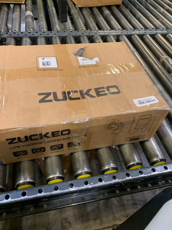 Photo 1 of ZUCKEO Low Voltage Landscape Lights LED Landscape Lighting, 5W 12V Garden Pathway Lights Waterproof Warm White Walls Trees Flags Outdoor Landscape Spotlights with Stakes (8 Pack)