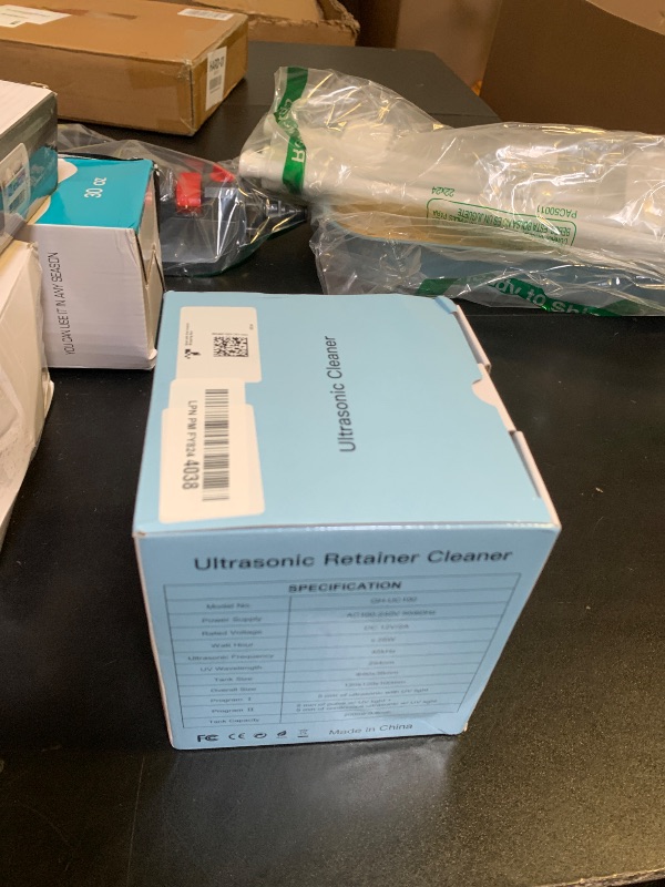 Photo 1 of Dental Ultrasonic Retainer Cleaner Machine: 45kHz Dental Cleaning Pod with Digital Timer & 200ML, Deep Cleaning for Dentures, Mouth Guards, Aligners, Night Guards, Braces, Toothbrush Heads & Jewelry
