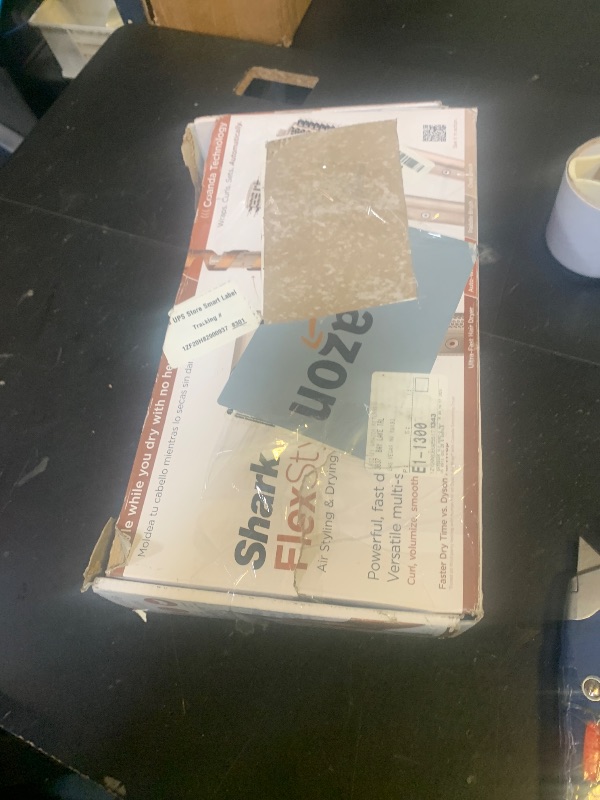 Photo 1 of Shark FlexStyle Air Styling & Drying System, Powerful Hair Dryer Brush & Multi-Styler with Auto-Wrap Curlers, Paddle Brush, Oval Brush, Concentrator Attachment, Stone, HD430