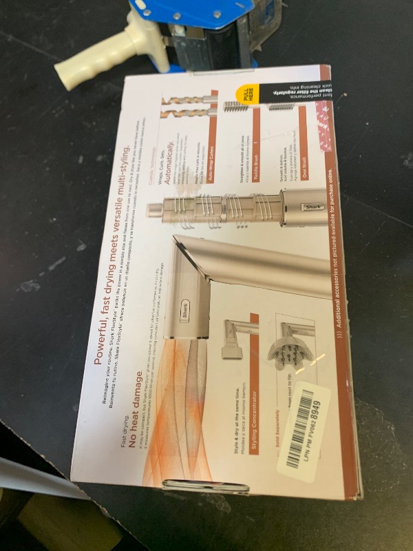 Photo 1 of Shark FlexStyle Air Styling & Drying System, Powerful Hair Dryer Brush & Multi-Styler with Auto-Wrap Curlers, Paddle Brush, Oval Brush, Concentrator Attachment, Stone, HD430