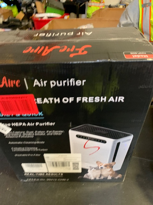 Photo 1 of Air Purifiers for Home, HEPA Air Purifier with Washable Filter & Air Quality Display, Powerful Turbo Mode