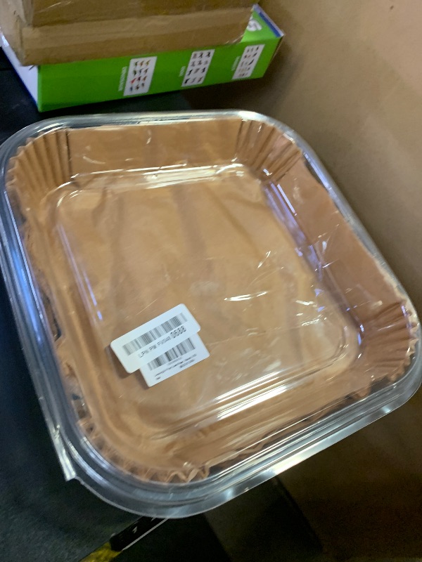 Photo 1 of [3-Size] Air Fryer Disposable Paper Liner Compatible with COSORI AirFryer Toaster Oven, Non-stick Air Fryers Parchment Paper Baking Accessories (100Pcs - 9.1 Inch Square, Natural)