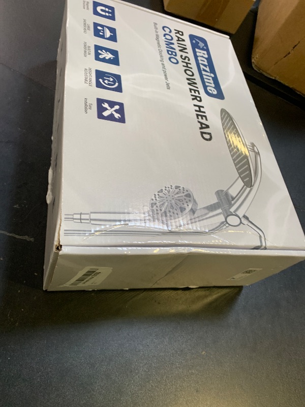 Photo 1 of Shower Head with filtered Handheld High Pressure daul Shower Heads with Handheld Spray Combo and 10 Sprays Handheld Shower Head Detachable Shower head Built-in Magnetic Docking and Power Jets Chrome