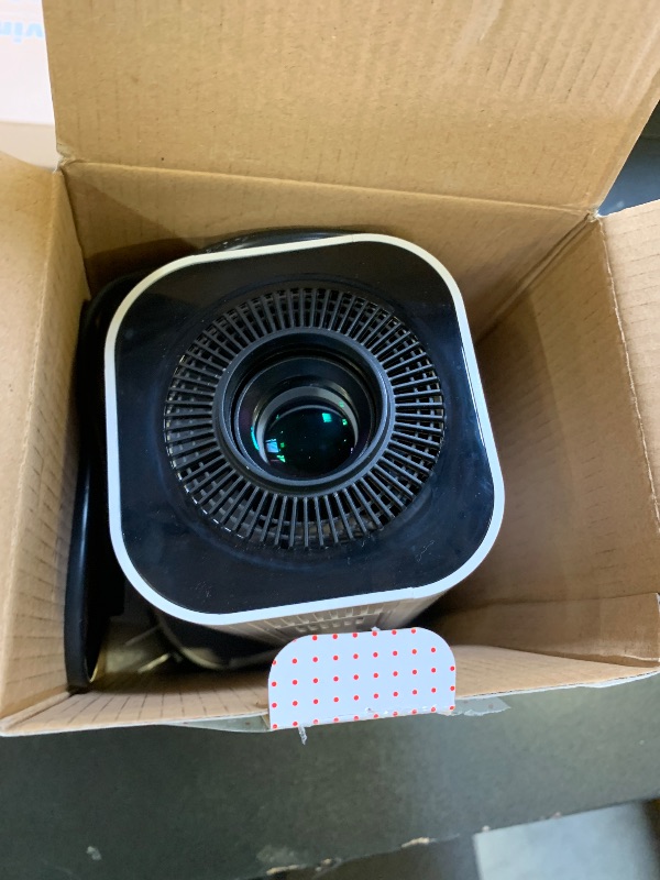 Photo 1 of LJYT Mini Projector, 250 ANSI Lumens, Support 4K, Auto Keystone, 210° Rotation, Bluetooth 5.4, WiFi 6, Android 11, 1080P Portable, Compatible with Smartphone/TV Stick/HDMI/USB/PS5.