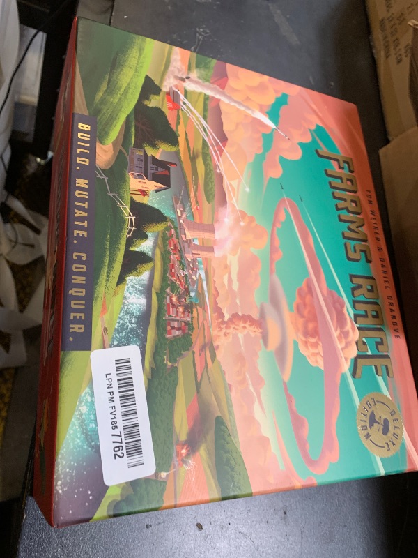Photo 1 of Farms Race Deluxe Edition – Premium Strategy Board Game for Adults & Family, 2–5 Players, 1-2 Hours, Resource Management, Area Control, Asymmetric Powers w/Nuclear Farm Animals, Great for Game Night