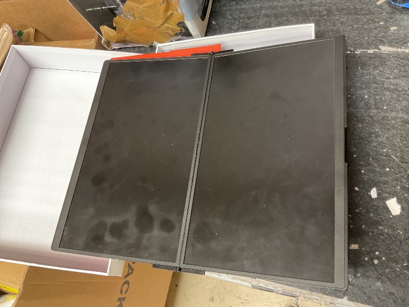 Photo 5 of Biakknoe U16 Pro 16" Dual Portable Monitor Touchscreen, 1200P FHD Laptop Screen Extender with USB-A&C/HDMI, Foldable Travel Monitor for Laptop/Mac/PC/Windows, Single-Cable Dual Display, VESA Mountable