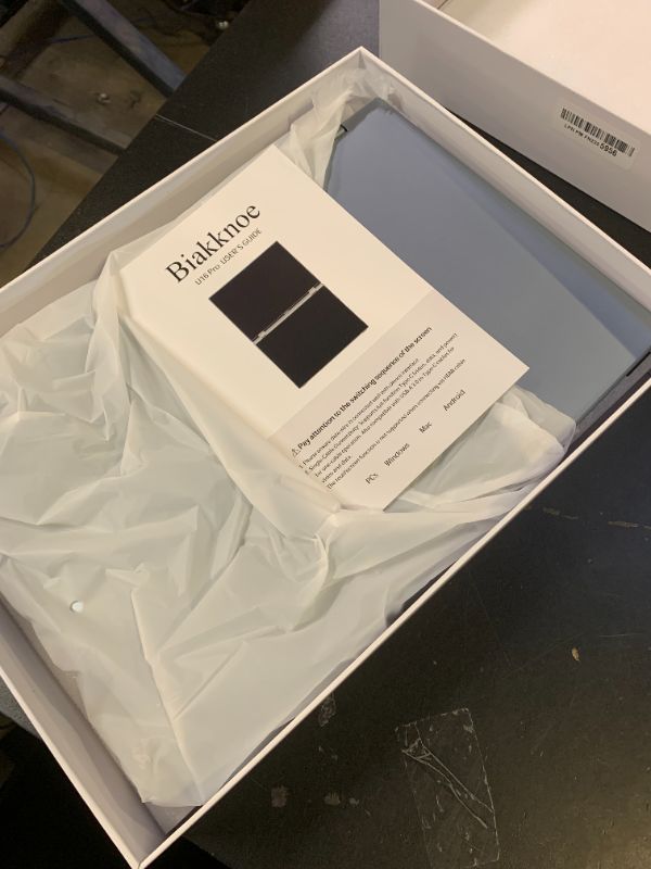 Photo 1 of Biakknoe U16 Pro 16" Dual Portable Monitor Touchscreen, 1200P FHD Laptop Screen Extender with USB-A&C/HDMI, Foldable Travel Monitor for Laptop/Mac/PC/Windows, Single-Cable Dual Display, VESA Mountable