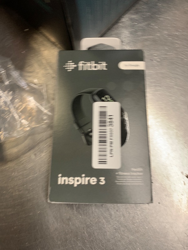 Photo 1 of Fitbit Inspire 3 Health &-Fitness-Tracker with Stress Management, Workout Intensity, Sleep Tracking, 24/7 Heart Rate and more, Midnight Zen/Black One Size (S & L Bands Included)