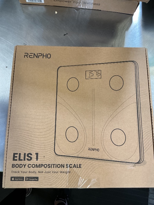 Photo 1 of RENPHO Smart Scale for Body Weight, FSA&HSA Eligible, Digital Bathroom Scale BMI Weighing Bluetooth Body Fat Scale, Body Composition Monitor Health Analyzer with Smartphone App, 400 lbs - Elis 1