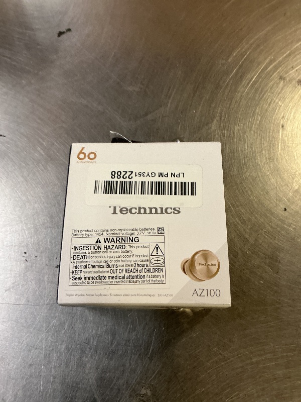 Photo 1 of Technics Reference Class Hi-Fi Wireless Earbuds,Dolby Atmos with Head Tracking,Adaptive Noise Cancelling,3 Device Multipoint, 10-hr Battery,Wireless Charging,Improved Fit -EAH-AZ100-N (Champagne)