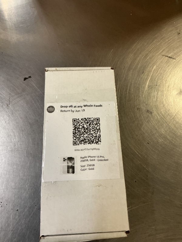 Photo 1 of Apple iPhone 13 Pro, 256GB, Gold - Unlocked (Renewed)