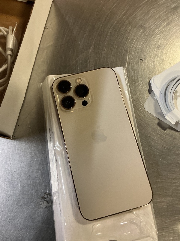 Photo 1 of Apple iPhone 13 Pro, 256GB, Gold - Unlocked (Renewed)