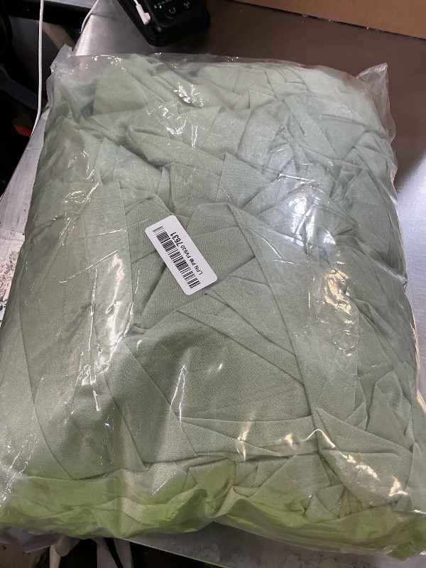 Photo 1 of WENSINL Sage Green Wedding Ceiling Drapes Curtain Drapery Fabric Chiffon Ceiling Draping Fabric for Wedding Birthday Party Engagement Banquet Stage Swag - 5ft X 30ft, 6 Panels