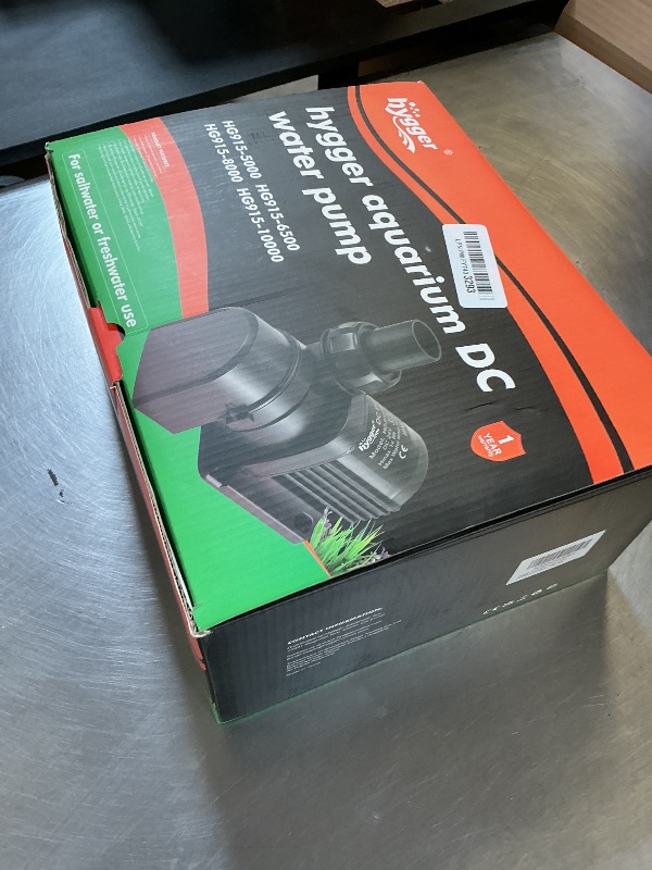 Photo 1 of Hygger 2120GPH Quiet Submersible and External 24V Water Pump, with Controller (30%-100% Settings), Powerful Return Pump for Fish Tanks, Aquariums, Ponds, Fountains, Sump, Hydroponics (65W, 18ft)