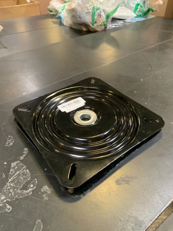 Photo 1 of 10Inch Bar Stool Swivel Plate Heavy Duty, Chair Swivel Base with Solid Ring of Ball Bearings, 600lbs Capacity Replacement Swivel Seat Parts Lazy Susan Hardware for Barstools Recliner Chair Boat