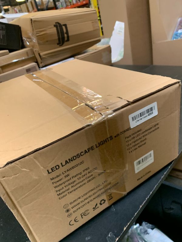 View 2 of Pathway lights Landscape Lighting for Patio Walls Stairs, 12-Pack with Connectors