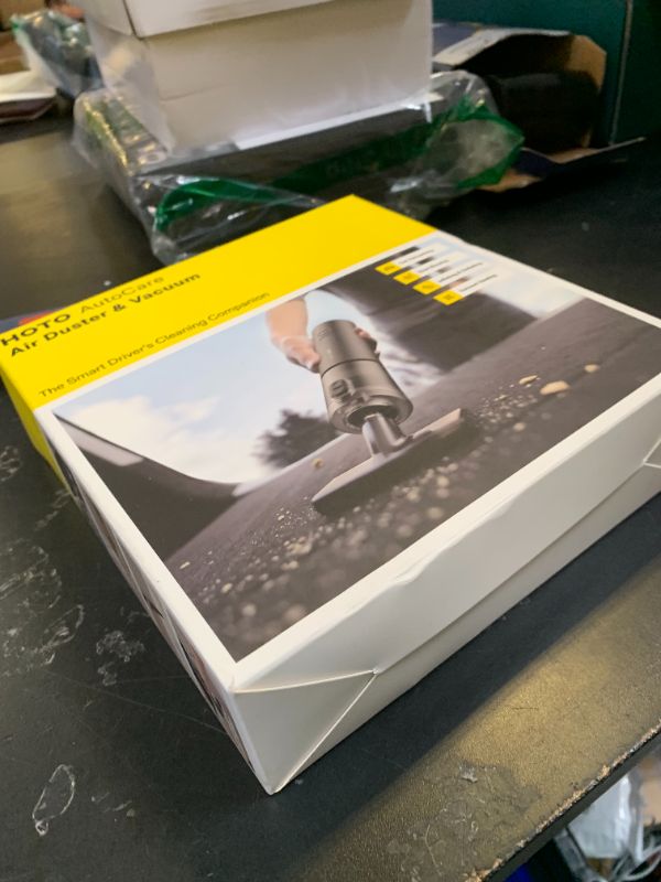 Photo 1 of HOTO Handheld Car Vacuum Cleaner Cordless, 4-in-1 Portable Mini Vacuum with 20000Pa Strong Suction, Electric Compressed Air Duster Blower for Car, Desk, Computer, Keyboard, Home, Office Cleaning