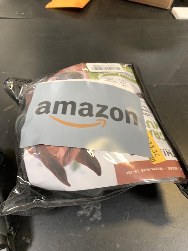 Photo 1 of ThinLine Flexible Filly Grazing Muzzle | Lightweight Safe Comfortable Ventilated Equine Slow Feed Halter Mounting Clear Horse Mask, Cob/Horse, 3.5+ cm Hole