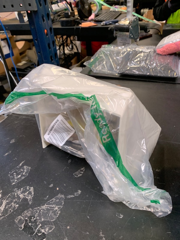 Photo 1 of Fan Mounting Box, Ceiling Fan Mounting Bracket, Ceiling Fan Mounting Box, Ceiling Fan Mounting Kit, Fan Mounting Bracket, Fits cathedral Ceiling Angles of 80° or Up, White,1-Pack