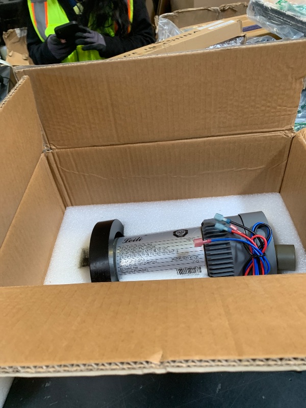 Photo 1 of Treadmill DC Drive Motor with Flywheel Compatible with NordicTrack ProForm HealthRider Gold's Gym Epic Replacement for 405618 349568 314571 M-405565 362190 356334 C3364B4370M 2.80 HP 130V DC 1939W