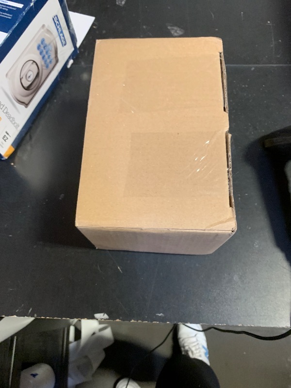 Photo 1 of Schlage Camelot Electronic Keypad Deadbolt Lock, Keyless Front Door Entry, Mechanical Key Backup Included, Satin Nickel, BE365 V CAM 619