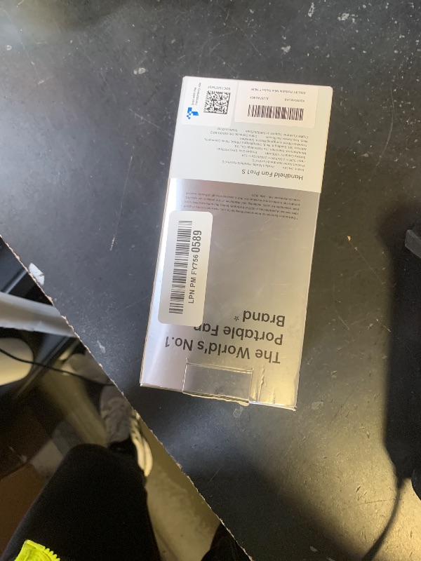 Photo 1 of JISULIFE Handheld Fan Pro Series - Extreme Cooling Output: 1-100 Speed Scroll Wheel, Metal Body, Digital Display, 1.5H Fast Charge, 5000mAh-Portable Fan for Travel Outdoor, Gifts for Women Men(Grey)