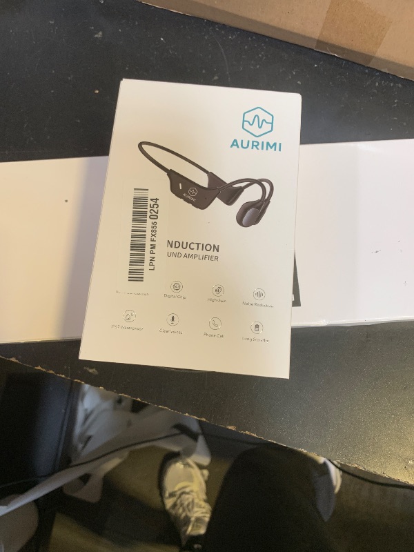 Photo 1 of Bone Conduction Personal Sound Amplifier - Open-Ear Design for Comfortable Daily Use, Ultra Lightweight 25g, Up to 10-Hour Battery, IPX5 Water Resistant, No Bluetooth