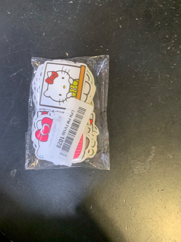 Photo 1 of 100pcs Kawaii Hellokitty Stickers for Traverl Case, Cute Sanrio Cartoon Stickers for Teen Kids Girls, Vinyl Graffiti Decal for Laptop Water Bottle Bike Guitar Luggage Phone Computer Skateboard