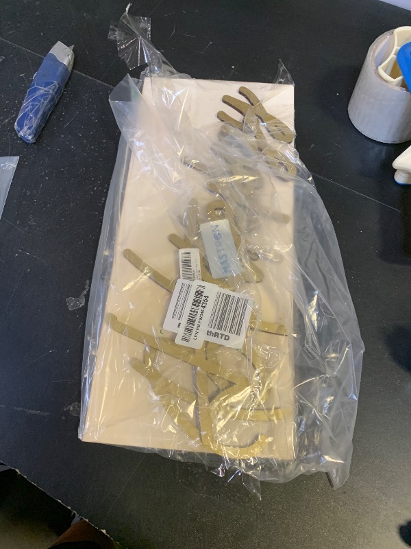 Photo 1 of MASTRON Happy Birthday Wooden Sign - Rustic Cutout Arch Backdrop - Gold